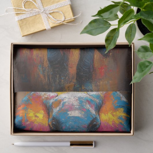 De olifant Lyfe1 Tissuepapier (Geschenk)