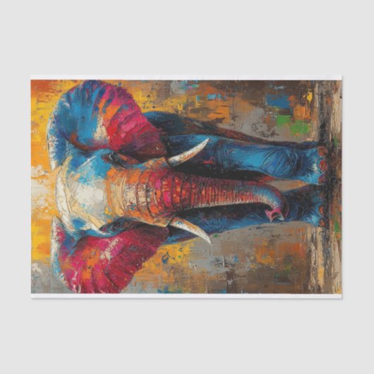 De olifant Lyfe8 Tissuepapier (Voorkant)