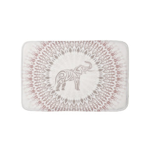 De Olifant Mandala van Ombre van de room Badmat