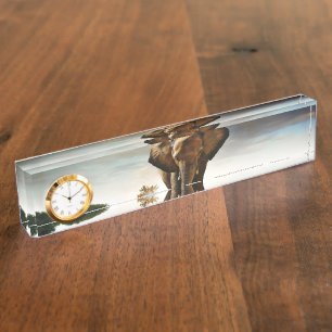 De olifant naambordje