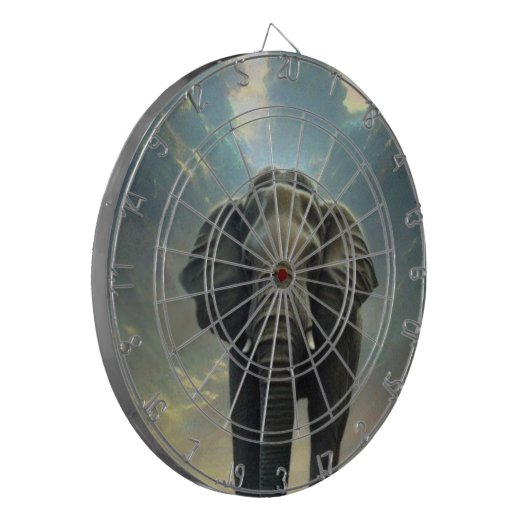 De olifant Prince - Dartbord (Voorkant Links)
