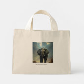 De olifant Prince - Mini Tote Bag (Achterkant)