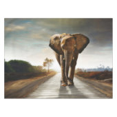 De olifant tafelkleed (Voorkant (Horizontaal))