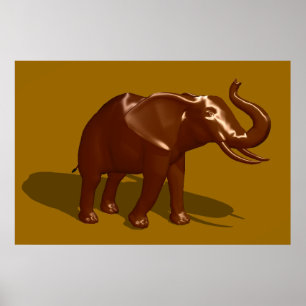 De Olifant van de chocolade Poster