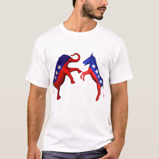 De olifant versus de Donkey T-shirt