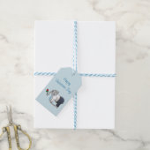 De Olifanten Gelukkig Valentijnsdag Cadeaulabel (Met Touw)