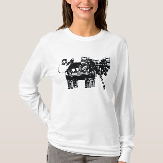 de olifanten horen t-shirt (Voorkant)