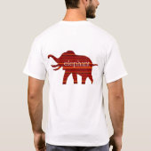 de olifanten redden t-shirt (Achterkant)