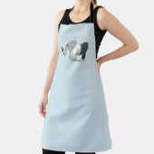 De olifanten zijn blij met Valentijnsdag Schort (Insitu)