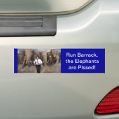 De olifanten zijn kwaad. bumpersticker (Op auto)