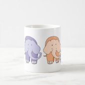 De olifantenfamilie koffiemok (Center)