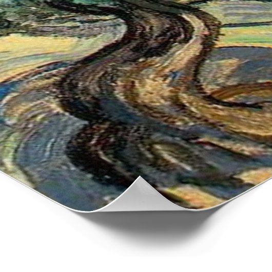 de olijfbomen,1889, Vincent van Gogh Poster (Hoek)