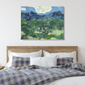 De olijfbomen - Van Gogh Canvas Afdruk (Insitu (Slaapkamer))