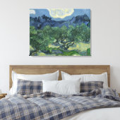 De olijfbomen - Van Gogh Canvas Afdruk (Insitu (Slaapkamer))