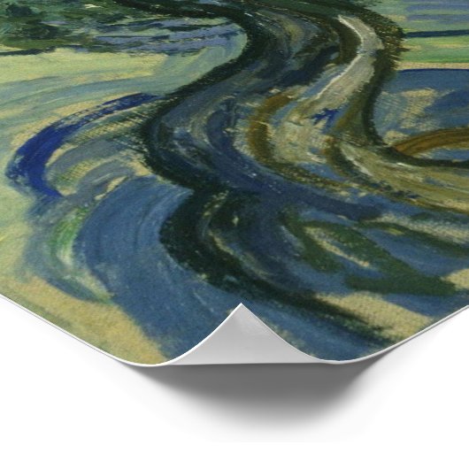 De olijfbomen - Van Gogh Poster (Hoek)