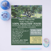 De olijfbomen, Van Gogh, Reformwinkel Flyer (Enkel)