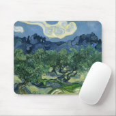 De olijfbomen van Van Gogh Fine Art Muismat (Met muis)