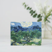 De olijfbomen van Vincent van Gogh  Briefkaart (Staand voorkant)