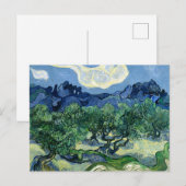 De olijfbomen van Vincent van Gogh  Briefkaart (Voorkant / Achterkant)