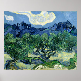 De olijfbomen van Vincent van Gogh Poster