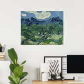 De olijfbomen van Vincent Van Gogh Poster (Thuiskantoor)