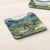 De Olijfbomen, Vincent van Gogh Bier Onderzetter (Linkerzijde)