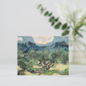 De Olijfbomen, Vincent van Gogh Briefkaart (Staand voorkant)