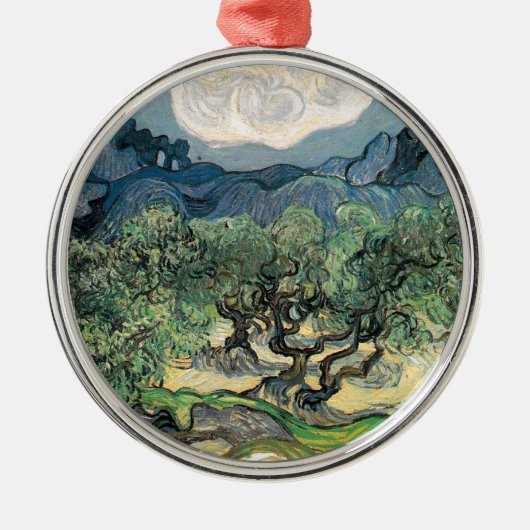 De Olijfbomen, Vincent van Gogh Metalen Ornament (Voorkant)