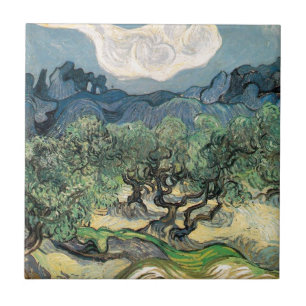 De Olijfbomen, Vincent van Gogh Tegeltje