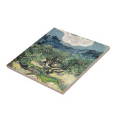 De Olijfbomen, Vincent van Gogh Tegeltje (Zijkant)