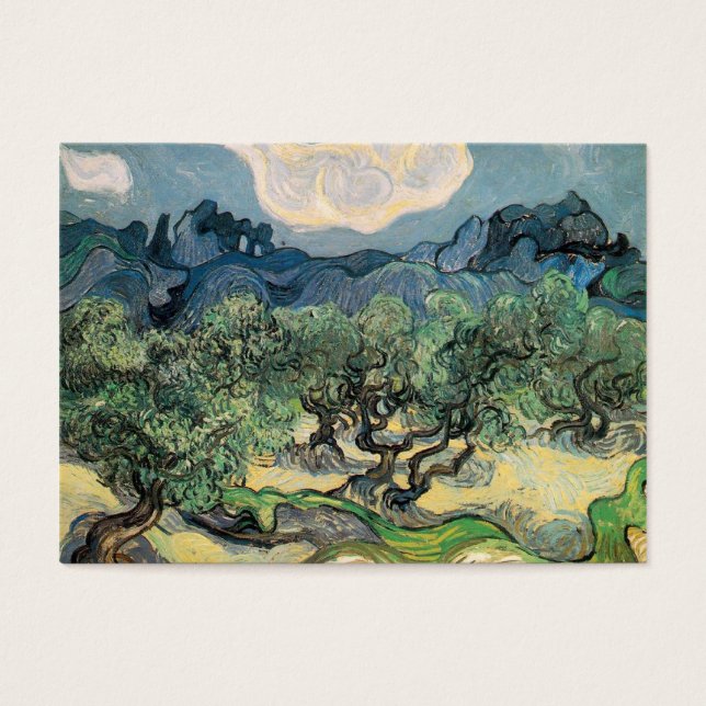 De Olijfboom Vincent van Gogh Visitekaartje (Voorkant)