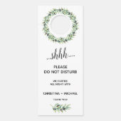 De olijfgaard | Huwelijksgast niet storen Deurhanger (Voorkant)