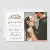 De Olijftak Huwelijk Collectie Aankondiging (Voorkant)