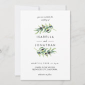 De olijventeelt | Tweetakken trouwe bruiloft Kaart (Voorkant)