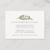 De Olive Branch Bruiloft Collectie Accommodatie Informatiekaartje (Voorkant)