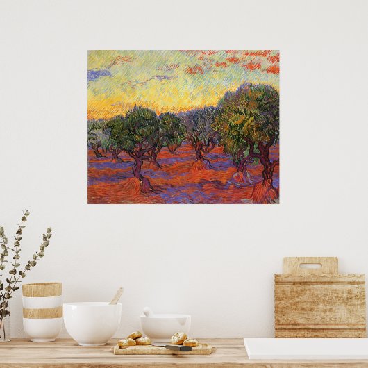 De Olive Grove, Vincent Van Gogh Poster (Keuken)