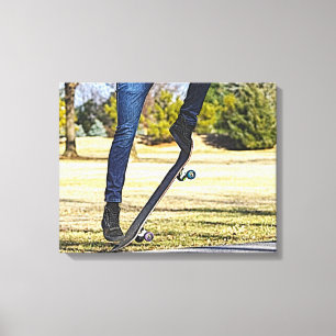 De Ollie Painterly Canvas Print