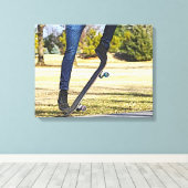 De Ollie Painterly Canvas Print (Insitu (Houten vloer))