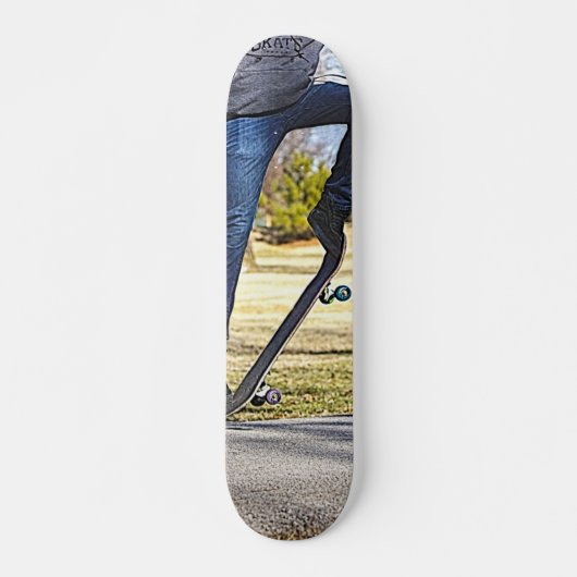 De Ollie Painterly Persoonlijk Skateboard (Voorkant)