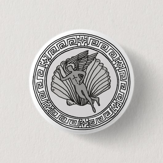 De Olympianen! Aphrodite/Venus-symbool badge Ronde Button 3,2 Cm (Voorkant)