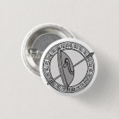 De Olympianen! Ares/marssymbool badge Ronde Button 3,2 Cm (Voorkant /achterkant)