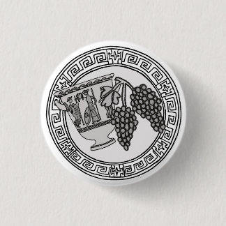 De Olympianen! Dionysus/Bacchus-symbool badge Ronde Button 3,2 Cm