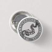De Olympianen! Poseidon/Neptune-logo badge Ronde Button 3,2 Cm (Voorkant /achterkant)