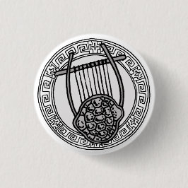 De Olympianen! Symboolbadge Apollo/Apollo Ronde Button 3,2 Cm