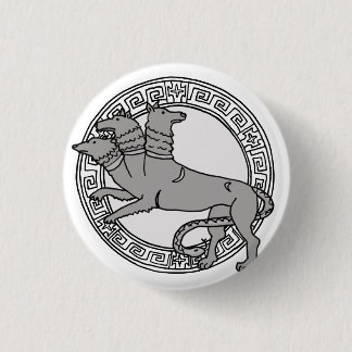 De Olympianen! Symboolbadge Hades/Pluto Ronde Button 3,2 Cm