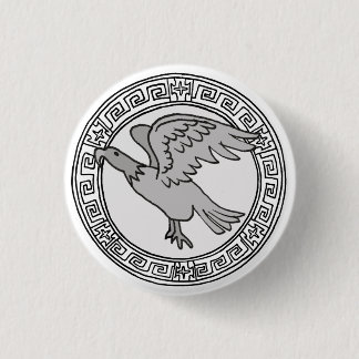 De Olympianen! Symboolbadge Zeus/Jupiter Ronde Button 3,2 Cm