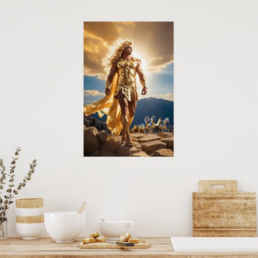 De Olympiërs: Apollo, God van het Licht Poster (Keuken)
