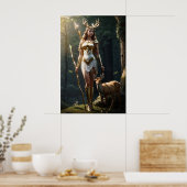 De Olympiërs: Artemis, Godin van de Jacht Poster (Keuken)