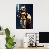 De Olympiërs: Athena, Godin van Wijsheid Poster (Thuiskantoor)
