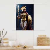 De Olympiërs: Athena, Godin van Wijsheid Poster (Keuken)
